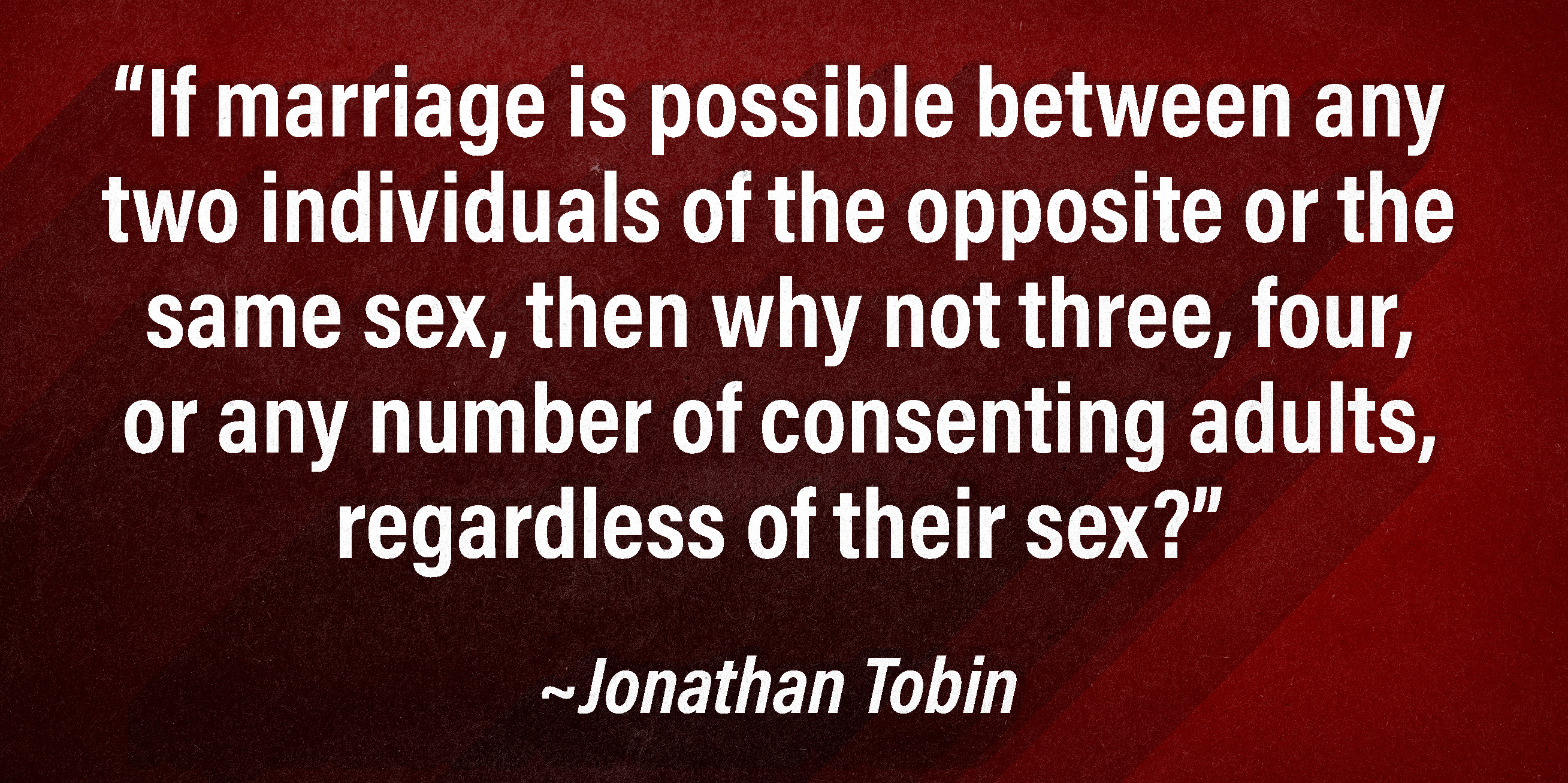 Political Editors: In Brief: Obergefell and Legalizing Polygamy - Vimarsana News