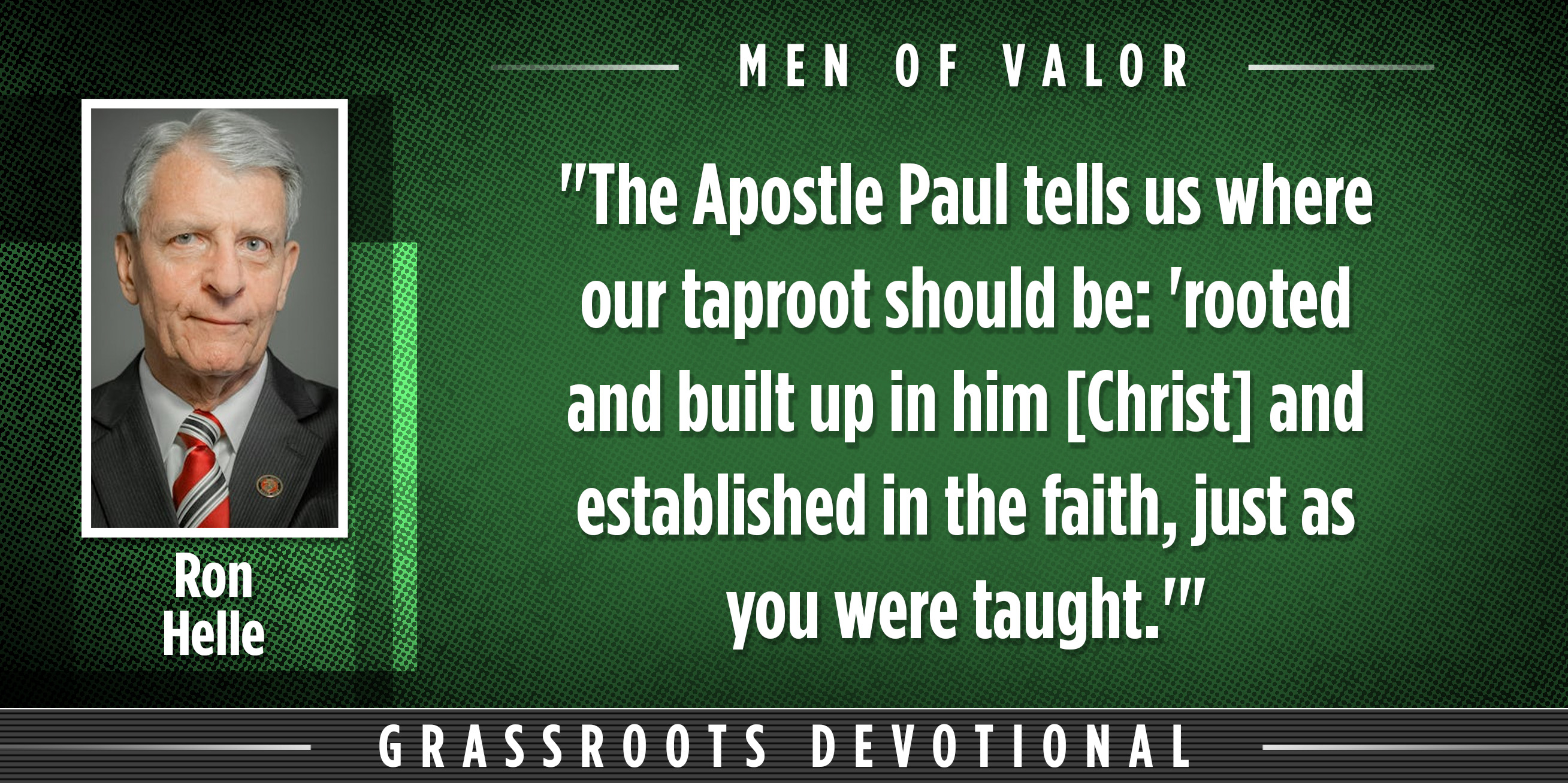 Ron Helle: Taproot | The Patriot Post - Vimarsana News