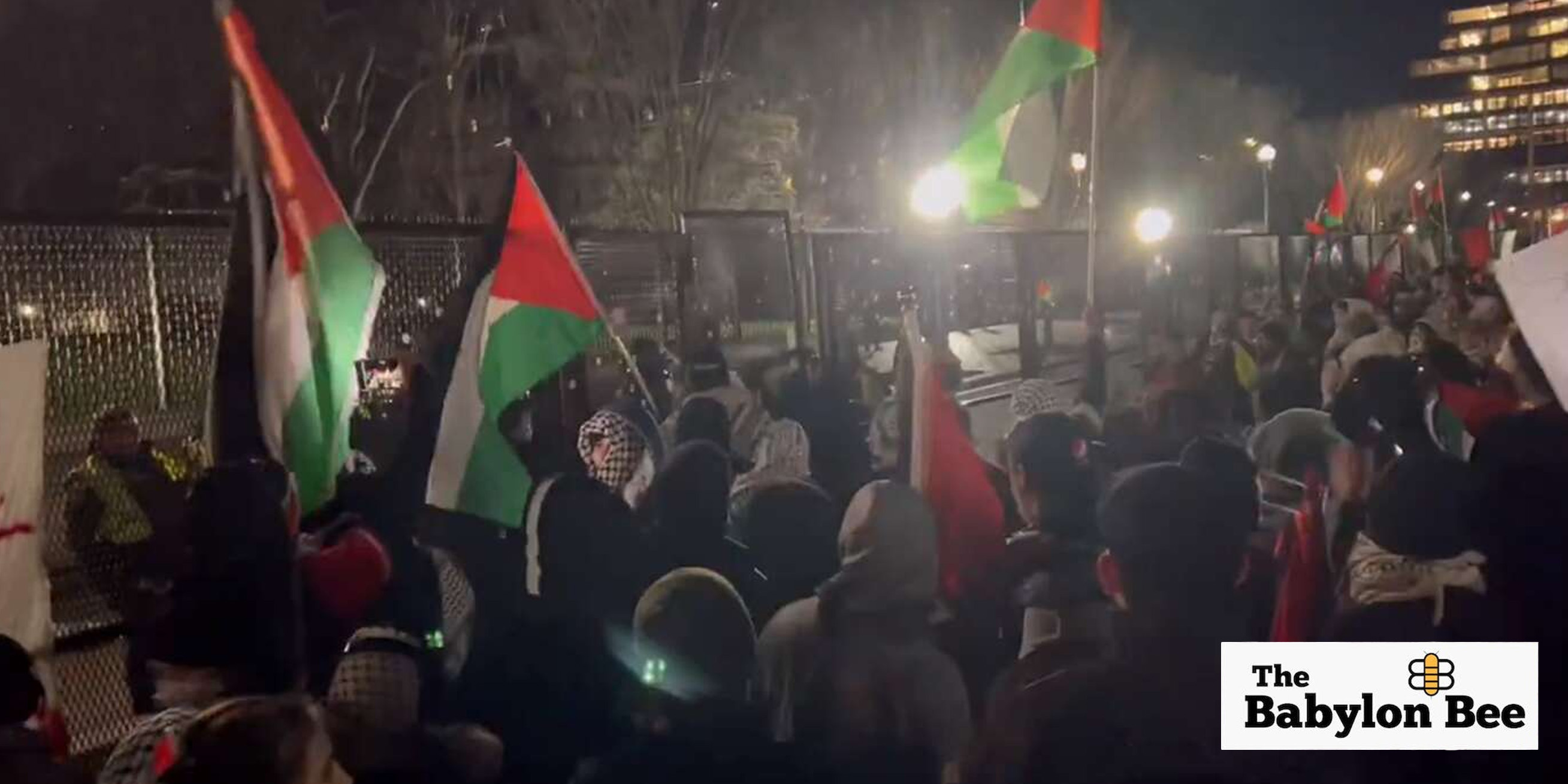 The Babylon Bee: Secret Service Assures Public None of the Protesters Outside White House Were Wearing MAGA Hats - Vimarsana News
