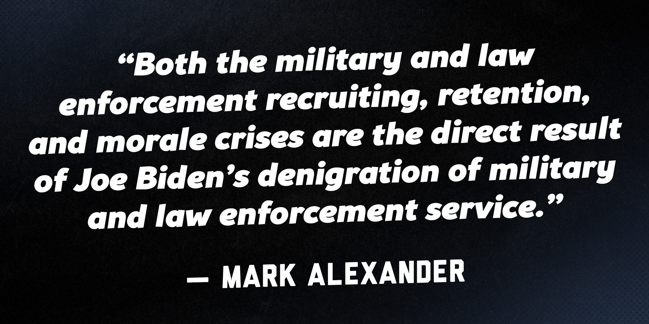 Mark Alexander: The Demo-Induced Police Recruitment, Retention, and Morale Crisis - Vimarsana News