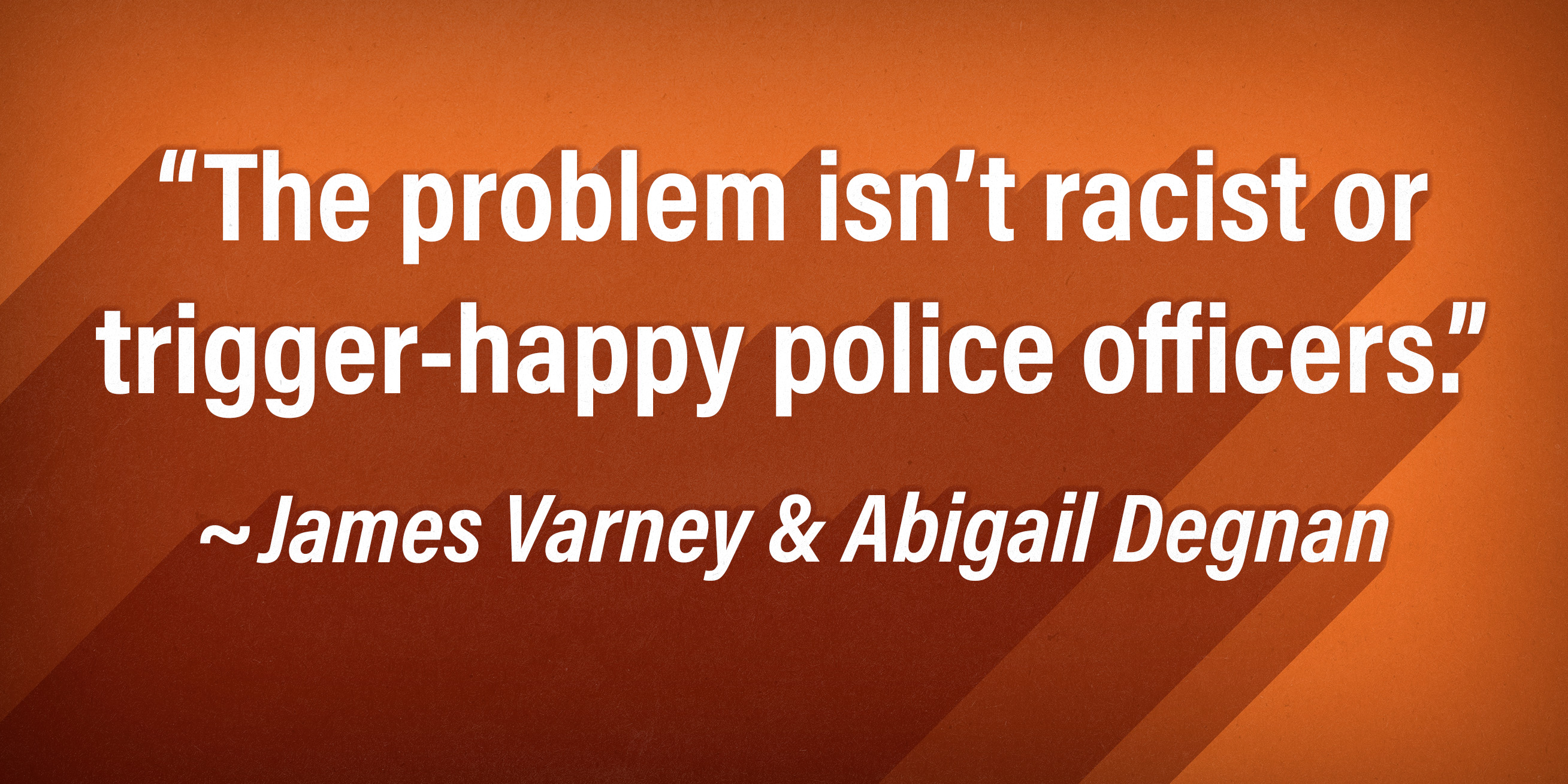 Political Editors: RCI: Why Fatal Police Shootings Aren't Declining - Vimarsana News